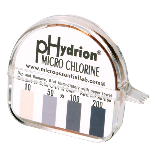 Papier r&eacute;actif Hydrion Chlorine Phydrion CM-240 Equipment World