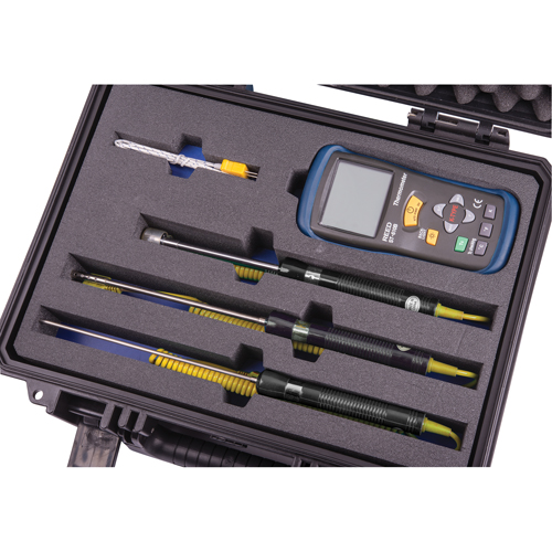 Thermocouple Thermometer Kit, Contact, Digital, -58-2000°F (-50-1300°C) Equipment World
