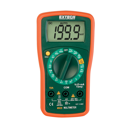 Digital Mini Multimeter, AC/DC Voltage, DC Current Equipment World