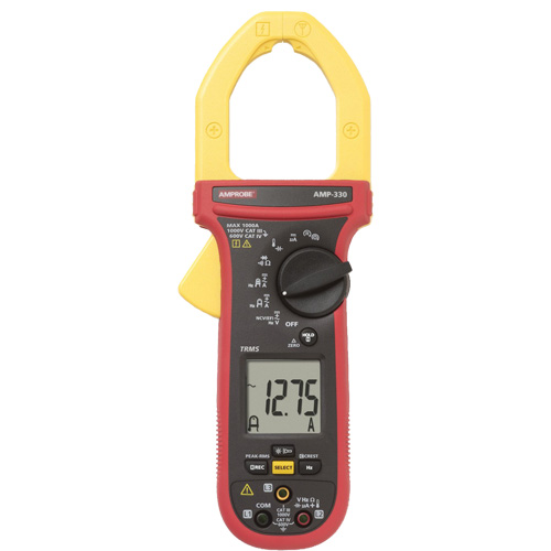 AMP-330 Motor Maintenance TRMS Clamp Meter, AC/DC Voltage, AC/DC Current Equipment World