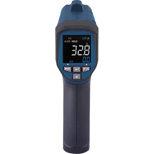 Professional Infrared Thermometer, -26 - 1472° F ( -32 - 800° C ), 30:1, Adjustable Emmissivity Equipment World