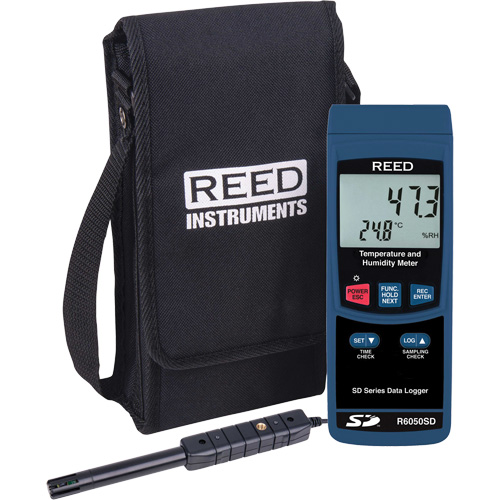 Data Logging Thermo-Hygrometer, 5% - 95% RH, 32° - 122° F ( 0° - 50°C ) Equipment World