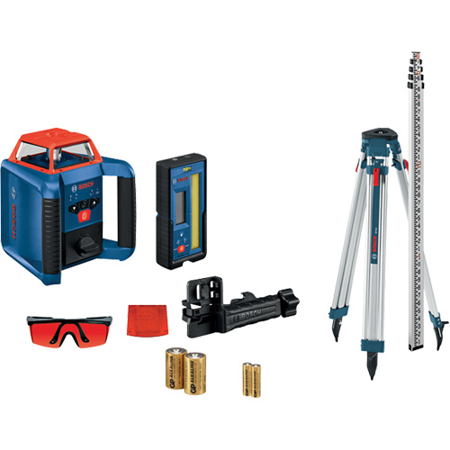 Revolve2000 Self-Leveling Horizontal Rotary Laser Kit, 2000' (609.6 m), 670 Nm Equipment World