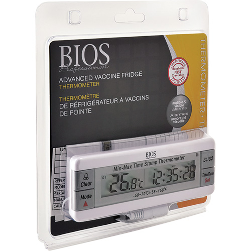 Vaccine Thermometer, Contact, Digital, -50-70°F (-58-158°C) Equipment World
