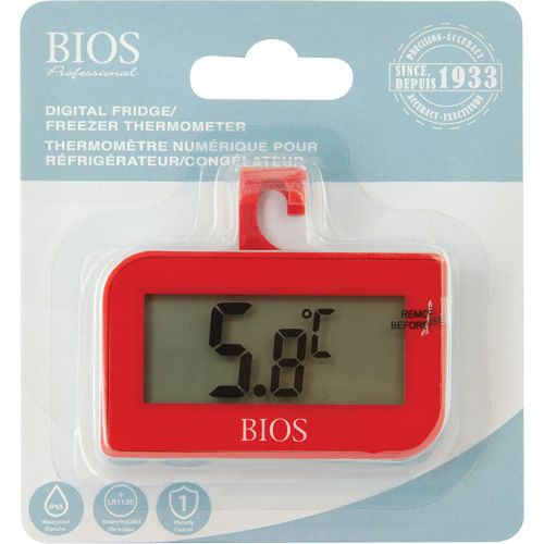 Fridge/Freezer Thermometer, Non-Contact, Digital, -4-122°F (-20-50°C) Equipment World
