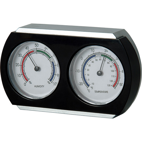 Indoor Thermometer/Hygrometer, 10°- 130° F ( -25° - 55° C ) Equipment World