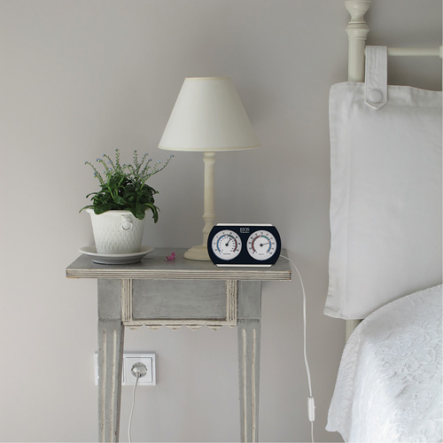 Indoor Thermometer/Hygrometer, 10°- 130° F ( -25° - 55° C ) Equipment World