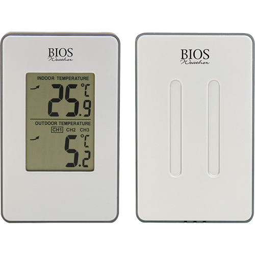 Indoor/Outdoor Wireless Thermometer, Non-Contact, Analogue, 31-158°F (-35-70°C) Equipment World