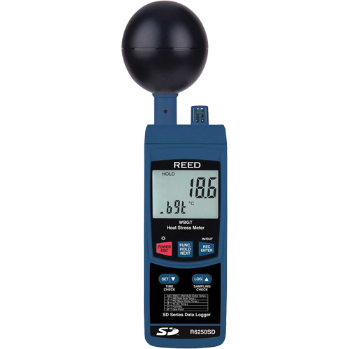 Data Logging Heat Stress Meter with NIST Certificate Equipment World
