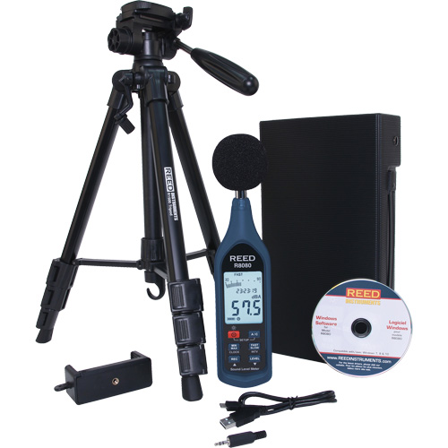 Data Logging Sound Meter with Tripod Kit Equipment World
