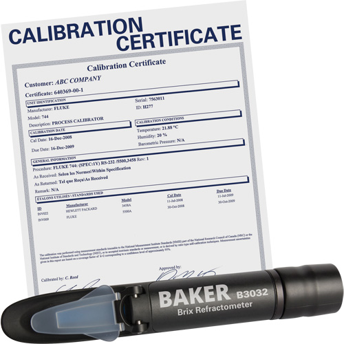 Refractometer with ISO Certificate, Analogue (Sight Glass), Br Equipment World