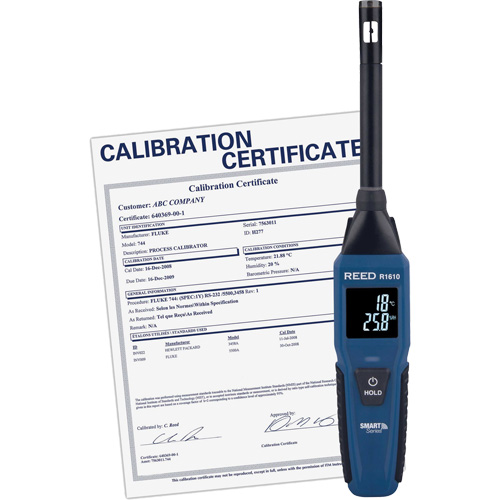 Bluetooth Smart Series Thermo-Hygrometer with ISO Certificate, 0% - 100% RH, -4°- 140° F ( -20° - 60° C ) Equipment World