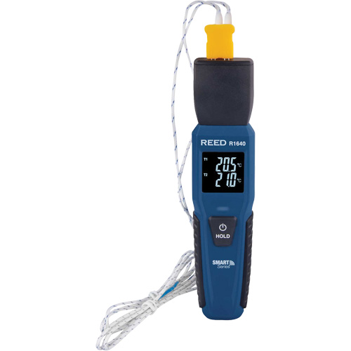 Bluetooth Smart Series Thermocouple Thermometer, Contact, Digital, -328-2501°F (-200-1372°C) Equipment World