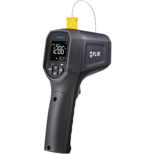 TG56-2 IR Thermometer with Type K Thermocouple, -22°- 2372° F ( -30° - 1300° C ), 30:1, Adjustable Emmissivity Equipment World