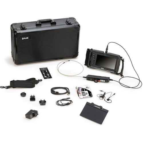Videoscope Kit with 2-Way Articulation 4.5 mm × 1 m Long Camera Probe, 7" Display, 1024 x 600 pixels Equipment World