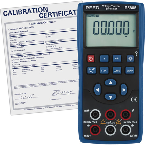 Voltage/Current Simulator with Traceable Certificate Equipment World