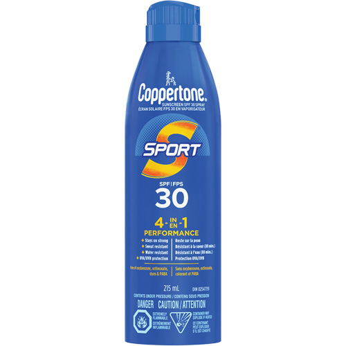 Sport&reg; Water Resistant Sunscreen, SPF 30, Aerosol Equipment World