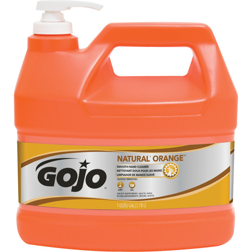 Natural Orange Hand Cleaner, Cream, 3.78 L, Jug, Citrus/Orange Equipment World