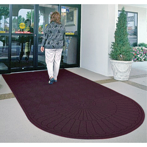 Waterhog&reg; Eco Matting, Wiper/Scraper, 3' x 10' x 3/8", Maroon Equipment World