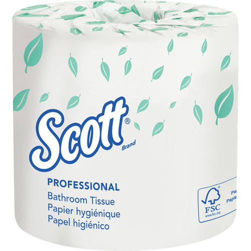 Scott&reg; Bathroom Tissue, 2 Ply, 550 Sheets/Roll, White Equipment World