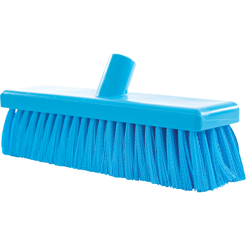 General Purpose Floor Brooms, Medium Bristles, 18", Polyester, Blue Equipment World