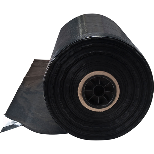 Garbage Bags, 3X Strong, 35" W x 49" L, 3 mils, Black Equipment World