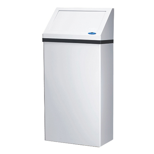 Wall-Mounted Waste Receptacle, Steel, 13.2 US gal. Equipment World