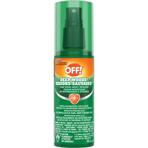 Insectifuge Off! R&eacute;gions sauvages, DEET &agrave; 25 %, Vaporisateur, 100 ml Equipment World