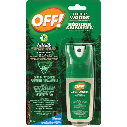 Insectifuge Off! R&eacute;gions sauvages, DEET &agrave; 25 %, Vaporisateur, 30 ml Equipment World