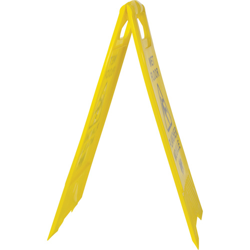 Panneau d'avertissement "Plancher mouill&eacute;", Bilingue avec pictogramme Equipment World