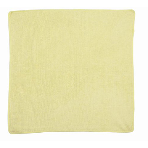 Light-Duty Cleaning Cloth, Microfibre, Yellow Equipment World