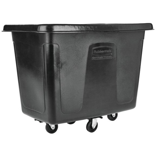Bulk Cube Truck, Polyethylene, 42-13/16" L x 28" W x 33" H, 12 cu.ft. Volume, 400 lbs. Capacity Equipment World