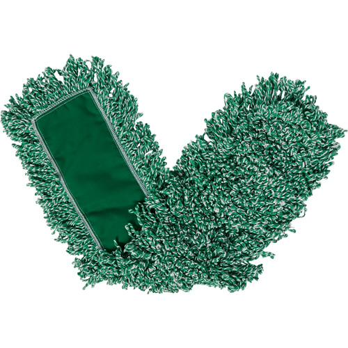Vadrouille pour &eacute;pousseter en franges boucl&eacute;es, Style &agrave; enfiler, Microfibre, 36" lo x 5" la Equipment World