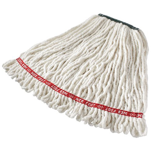 Web Foot&reg; Shrinkless Wet Mop, Antimicrobial, Yarn, 20 oz., Loop Style Equipment World