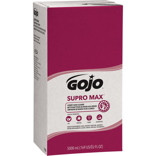 SUPRO MAX Hand Cleaner or GOJO&reg; PRO TDX Dispenser, Lotion, 5000 ml, Refill, Cherry Equipment World