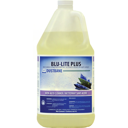 Blu-Lite Plus Multi-Surface Cleaner and Disinfectant, 4 L, Jug Equipment World