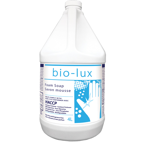 Bio-Lux Antimicrobial Soap, Foam, 4 L, Unscented Equipment World