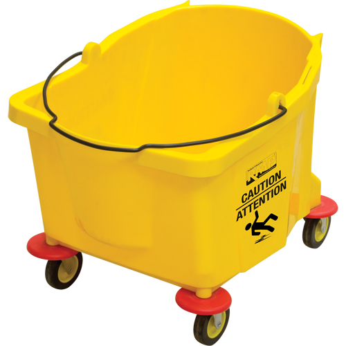 Seau pour vadrouille, Capacit&eacute; de 9.5 gal. US (38 pintes), Jaune Equipment World