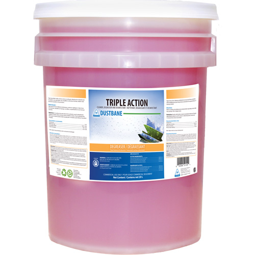 Triple Action Disinfecting Cleaner & Degreaser, 20 L, Pail Equipment World
