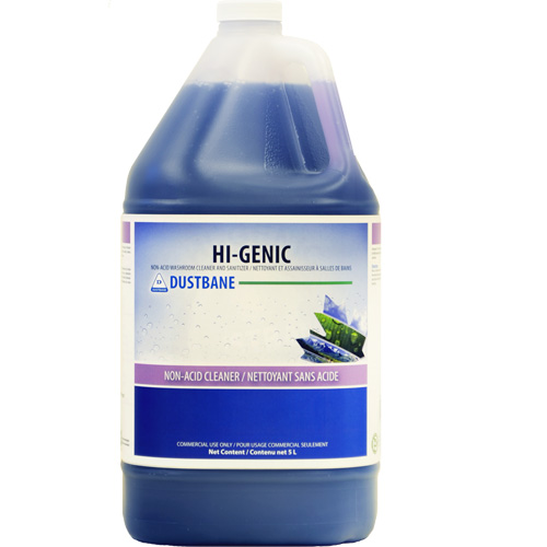 Hi-Genic Bathroom Cleaner & Sanitizer, 5 L, Jug Equipment World
