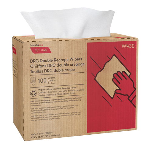 Chiffons Pro Tuff-Job, Tout usage, 9-3/4" lo x 16-1/2" la Equipment World