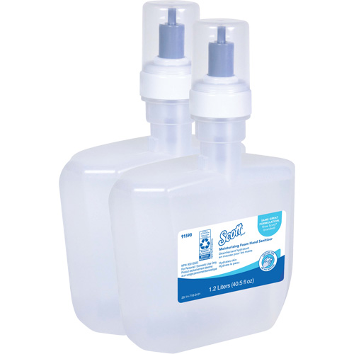 D&eacute;sinfectant moussant et hydratant pour les mains Pro de Scott, 1200 ml, Cartouche de recharge, 62% alcool Equipment World