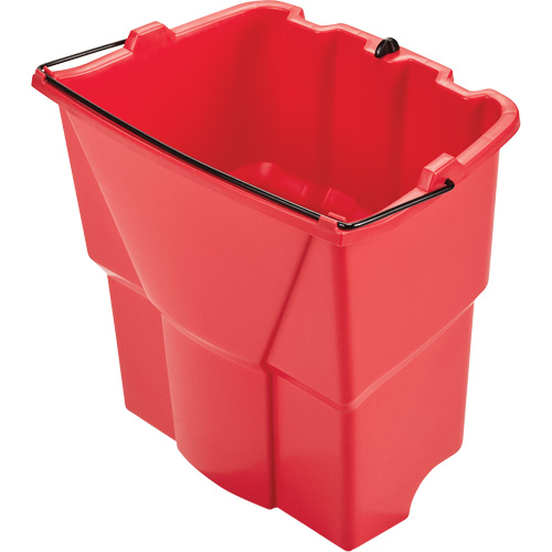 Wavebrake&reg; Optional Dirty Water Bucket, 4.5 US Gal. (18 qt.) Capacity, Red Equipment World