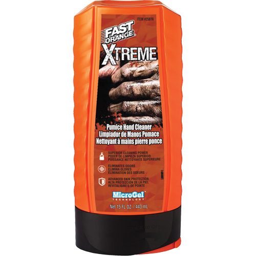 Xtreme Professional Grade Hand Cleaner, Pumice, 443 ml, Bottle, Orange Equipment World
