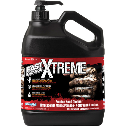 Xtreme Professional Grade Hand Cleaner, Pumice, 3.78 L, Pump Bottle, Cherry Equipment World