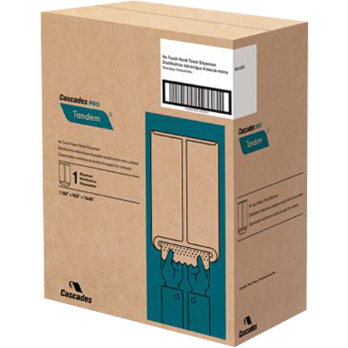 Distributeur d'essuie-mains Pro Tandem, Sans contact, 11,5" la x 9" p x 16,6" h Equipment World