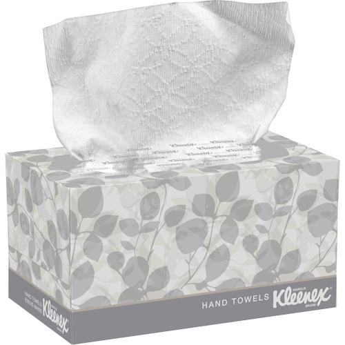 Essuie-mains Kleenex dans une boîte POP-UP*, 1 pli, 10-1/2" lo x 9" la, 120 /pqt Equipment World