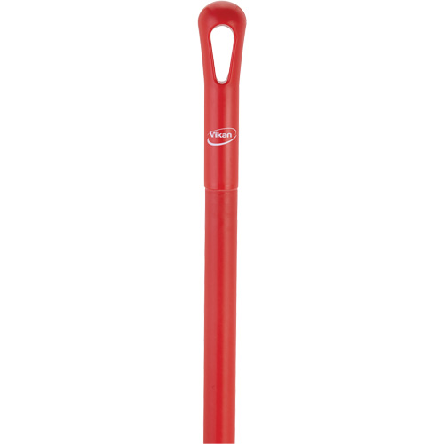 Ultra Hygiene Handle, Broom/Scraper/Squeegee, Red, Ergonomic, 59" L Equipment World