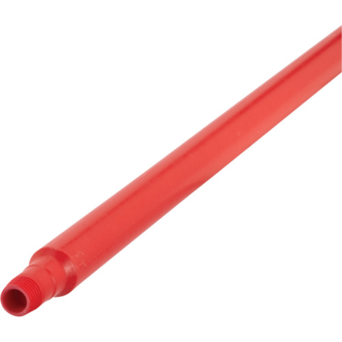 Ultra Hygiene Handle, Broom/Scraper/Squeegee, Red, Ergonomic, 59" L Equipment World