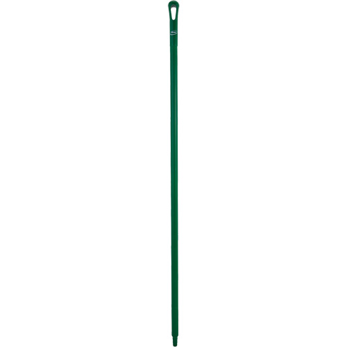 Ultra Hygiene Handle, Broom/Scraper/Squeegee, Green, Ergonomic, 59" L Equipment World